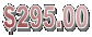 $295.00