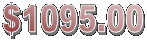 $1095.00